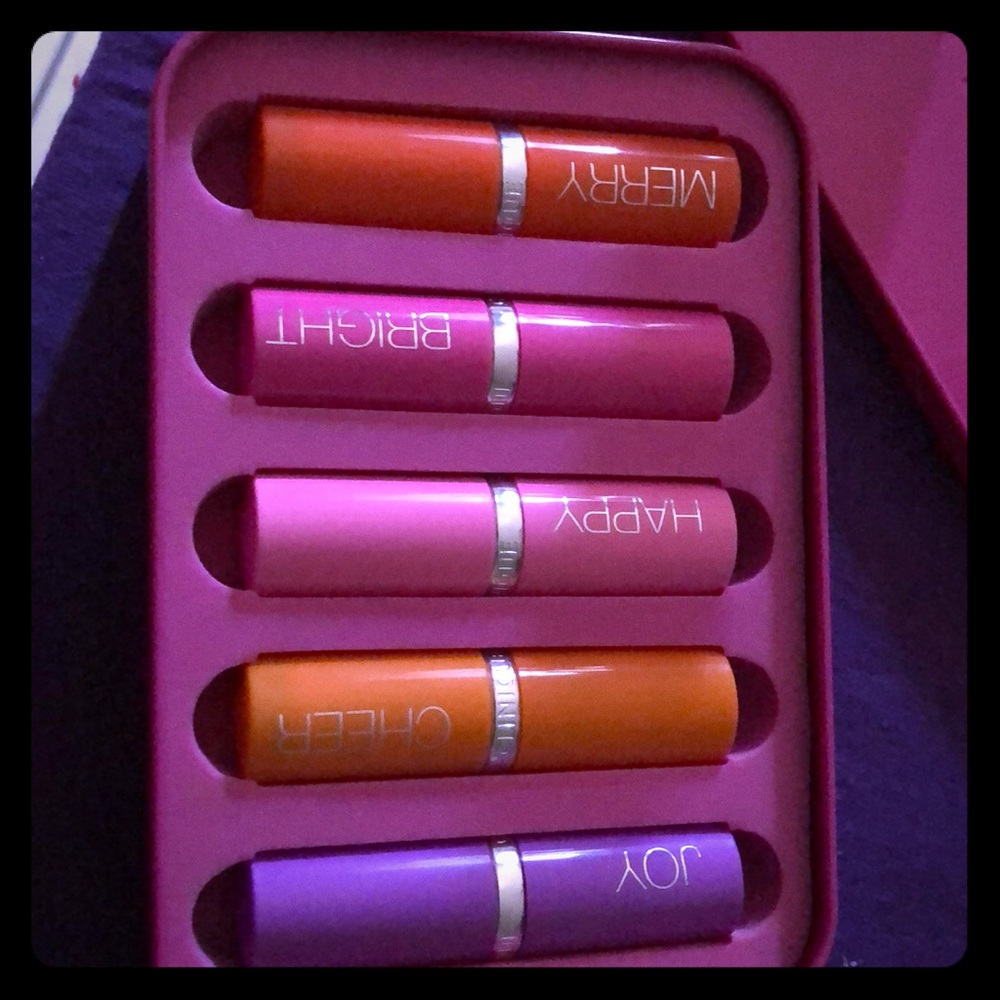 Clinque mood lipsticks.